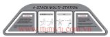 Giàn tạ đa năng Impulse IT9327 4 stack multi station, Gian ta da nang Impulse IT9327 4 stack multi station, Impulse IT9327, IT9327, 4 stack multi station