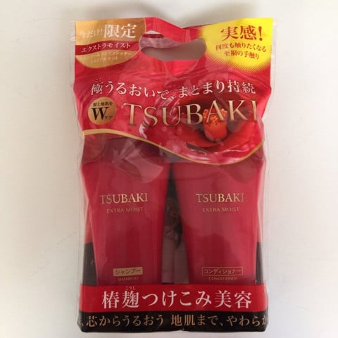 Bộ dầu gội Shiseido Tsubaki màu đỏ Nhật Bản