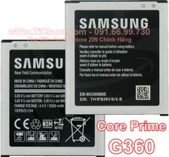 Pin Samsung Core Prime, J2 EB-BG360CBE 2000mAh ZIN Chính Hãng