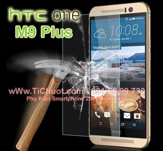 Kính Cường Lực HTC One ME, M9 Plus (9H-0.26mm)