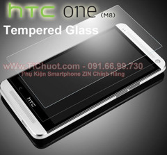 Kính Cường Lực HTC One M8, M8 Eye (9H-0.26mm)