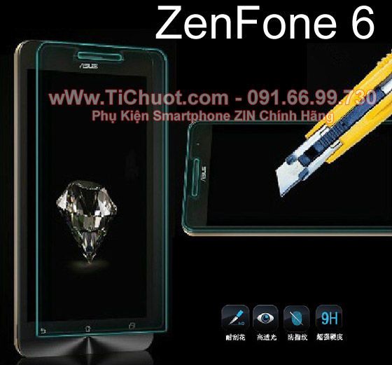 Kính CL ASUS ZenFone 6 (9H-0.26mm)
