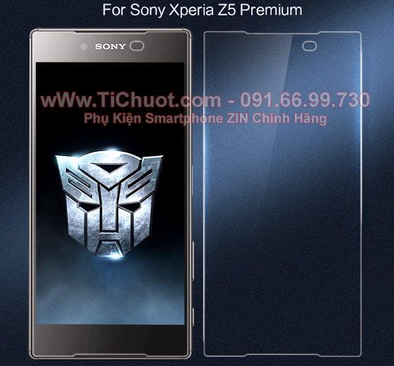 Kính CL SONY Z5 Premium Cường Lực 2.5D-9H-0.26mm