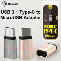 Đầu chuyển cổng Type-C thành MicroUSB Baseus (MicroUSB to Type-C Adapter)