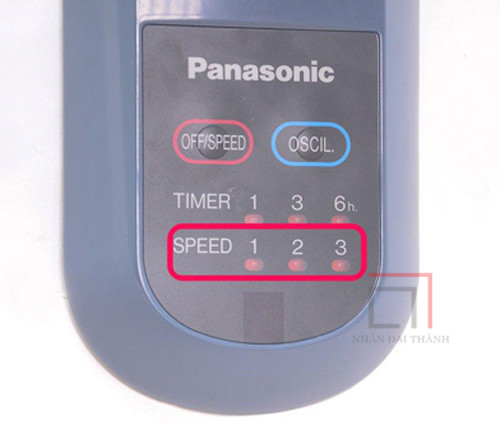 3 chế độ gió quạt treo tường Panasonic F-409MB/ F-409MG