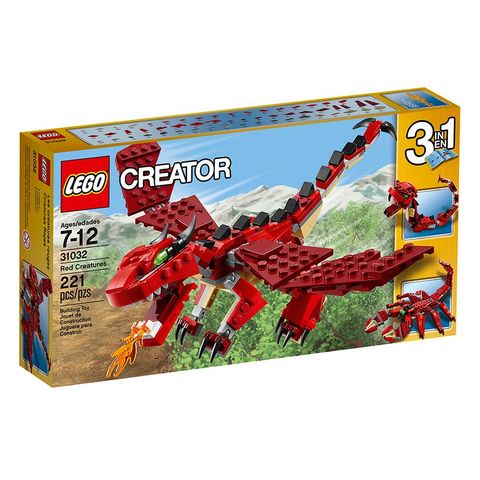  Đồ chơi lắp ghép Lego 31032 Red Creatures 3in1 