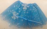 Bộ chân váy Tutu và đũa phép Elsa (Frozen) - Blue Tutu and magic wand for Elsa