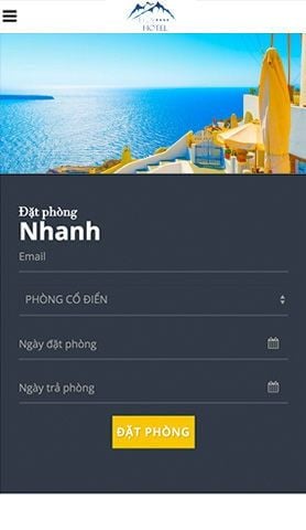 Mẫu website ega hotel
