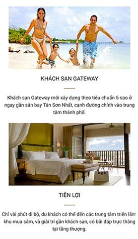 Mẫu website gateway hotel