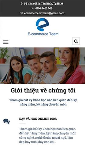 Mẫu website education