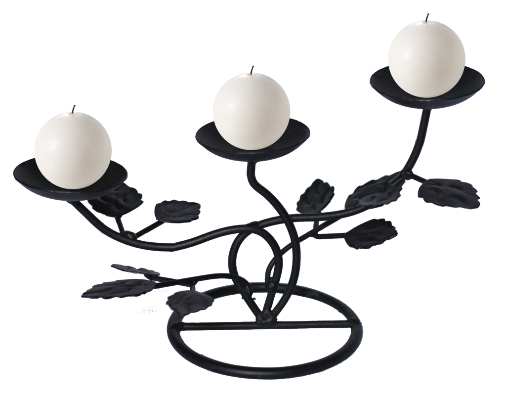 chân nến sắt mỹ thuật chủ đề thiên nhiên