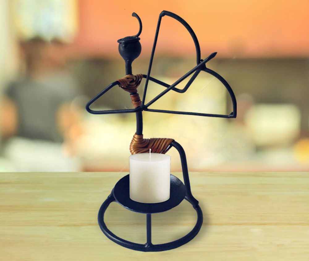 chân nến sắt mỹ thuật quà tặng văn hóa