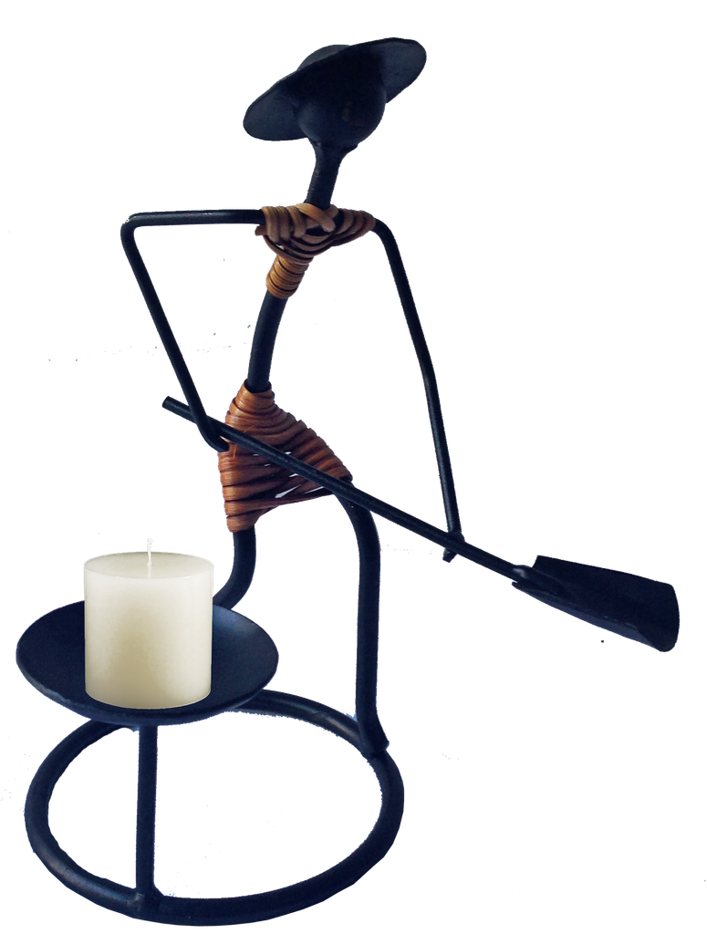 chân nến sắt mỹ thuật quà tặng văn hóa