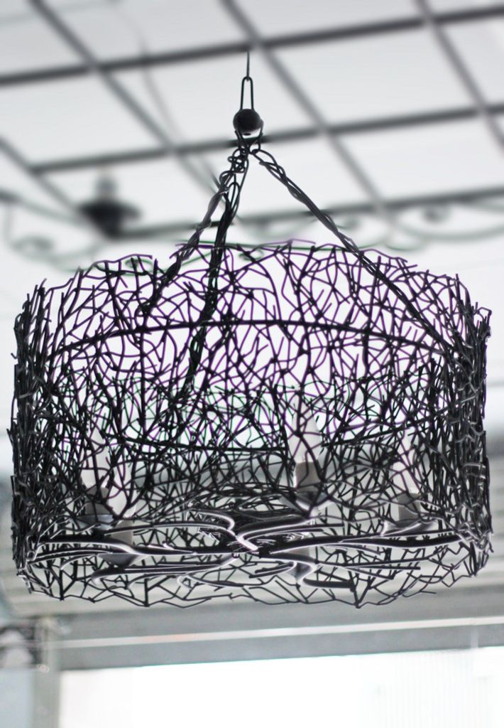 đèn chùm sắt mỹ thuật độc đáo