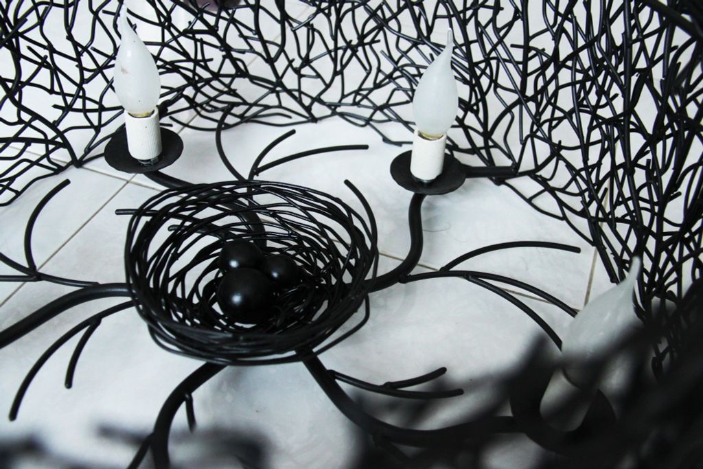 đèn chùm sắt mỹ thuật độc đáo