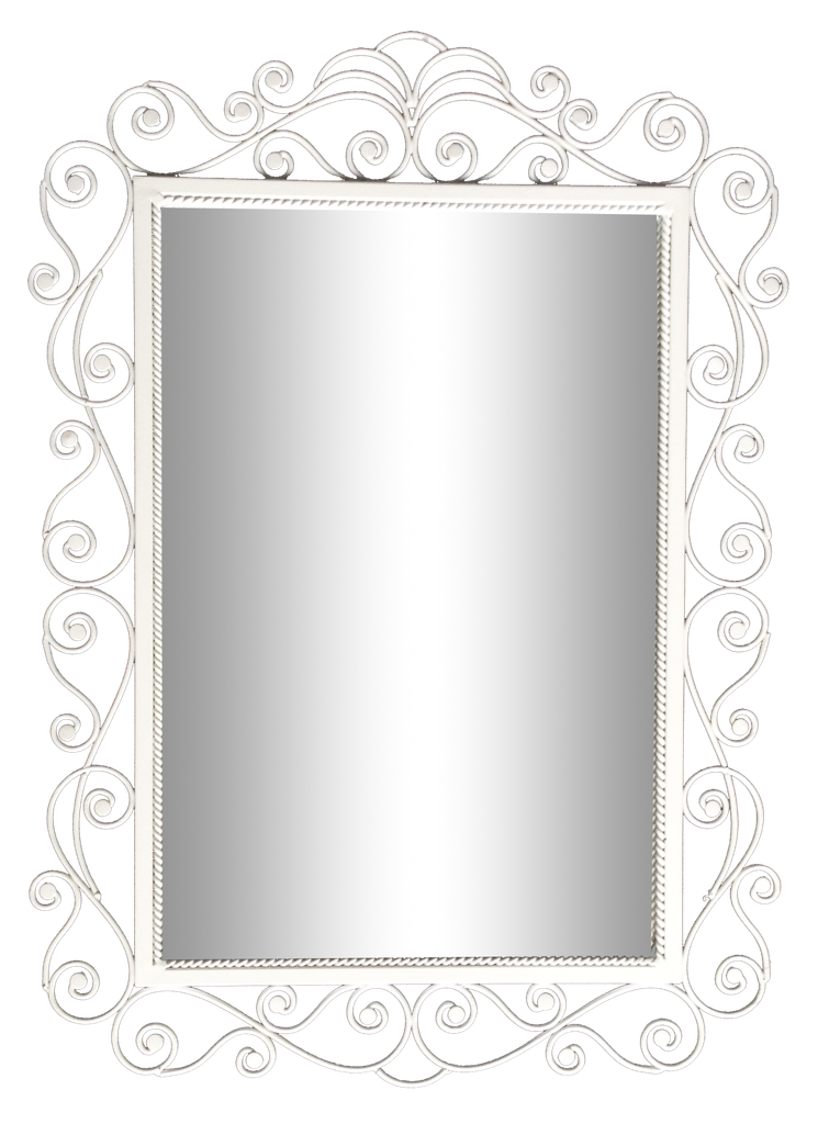 gương trang trí sắt mỹ thuật hình chữ nhật