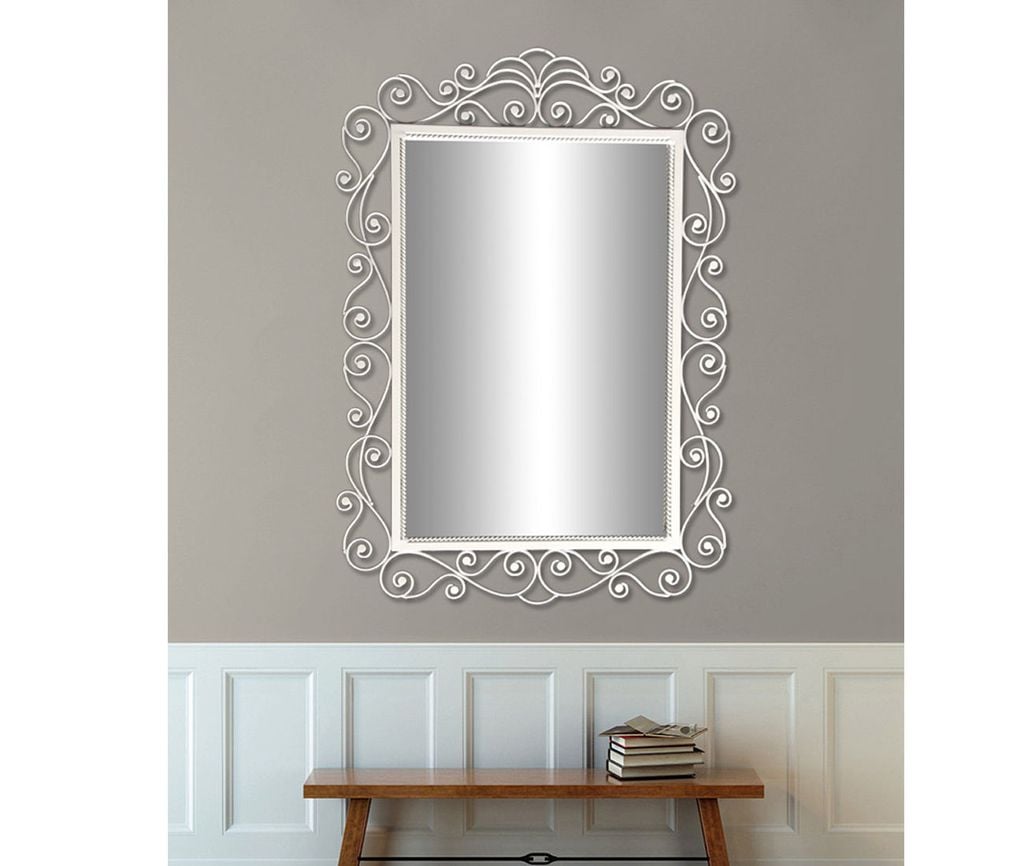 gương trang trí sắt mỹ thuật hình chữ nhật