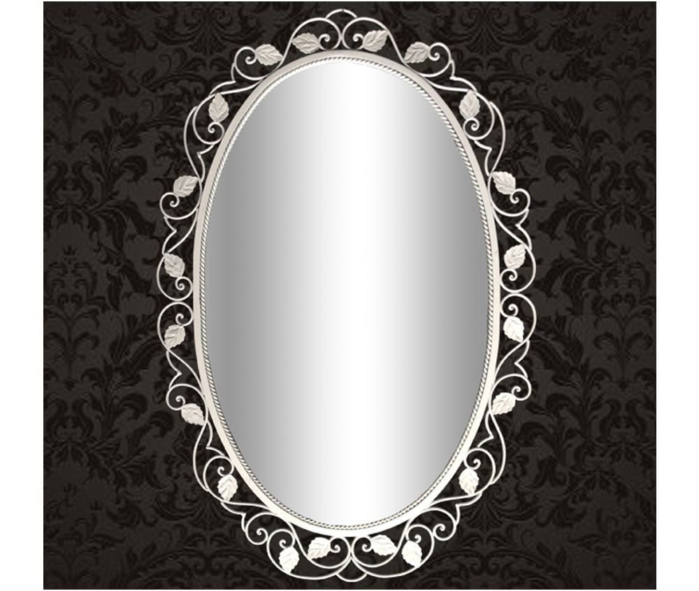 gương trang trí sắt mỹ thuật hình oval