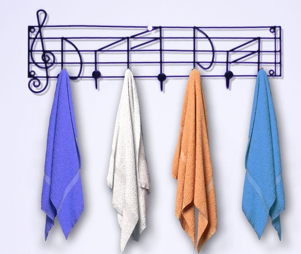 Móc treo quần áo hình nốt nhạc sáng tạo
