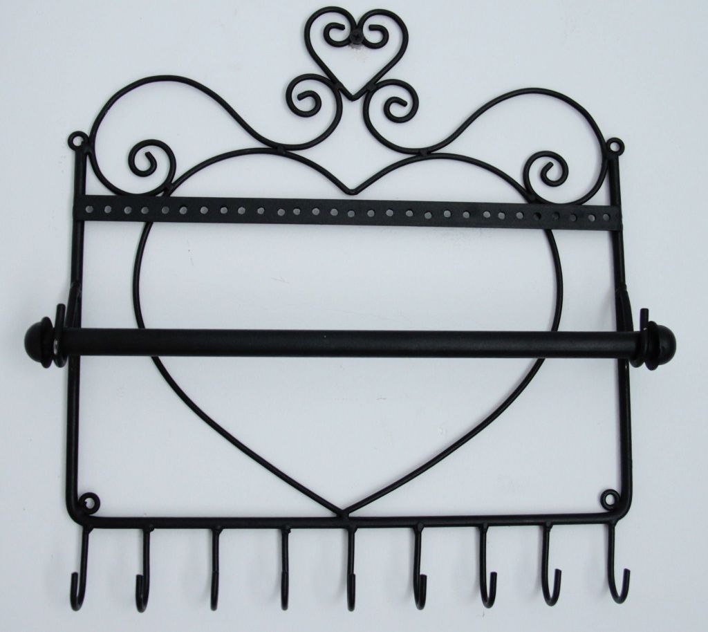 Kệ treo trang sức sắt mỹ thuật