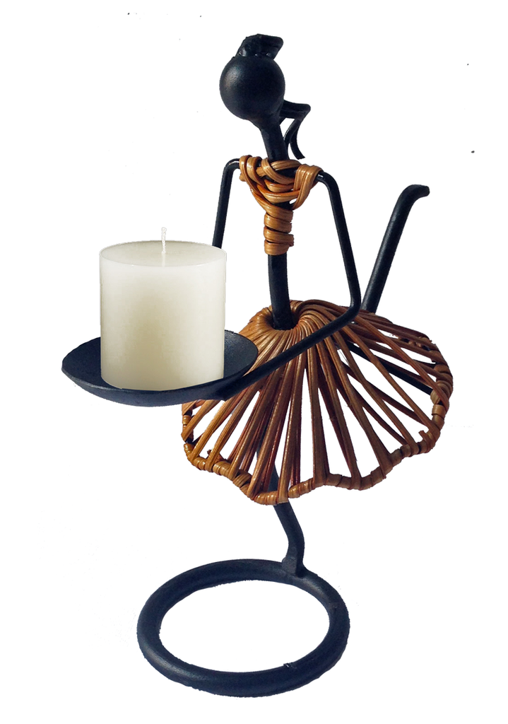 chân nến nghệ thuật bằng sắt mỹ thuật