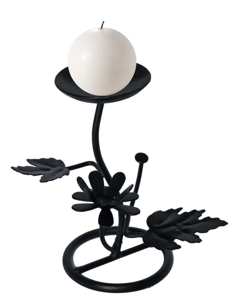 chân nến nghệ thuật sắt mỹ thuật thiên nhiên