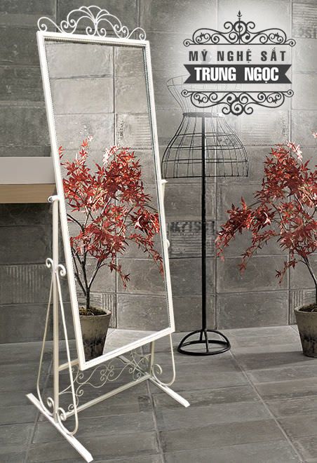 guong trang tri cua hang