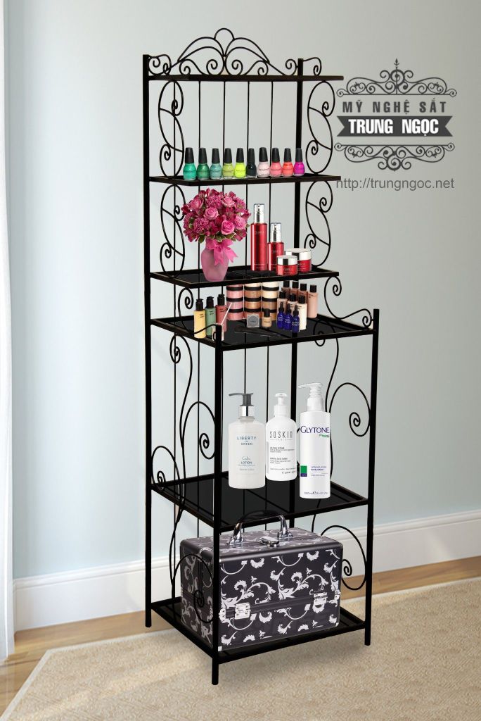 kệ mỹ phẩm sắt