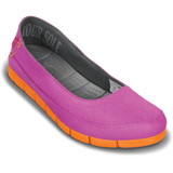  Crocs - Giày Nữ Stretch Sole Flat (Violet/Orange) 