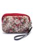  Gấu Đen - Ví/Túi Mini 3 Ngăn Thời Trang Floral (Vườn Hồng) 