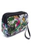  Gấu Đen - Ví/Túi Mini 3 Ngăn Thời Trang Floral (Chì Kẻ Hoa) 