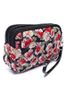  Gấu Đen - Ví/Túi Mini 3 Ngăn Thời Trang Floral (Hoa Đêm) 