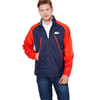  Lacoste - Áo Khoác Nam Thời Trang Thể Thao (Xanh Dương/Cam Đỏ) 