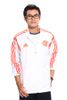  Adidas - Áo Khoác Nam Thể Thao (Trắng Viền Cam) 