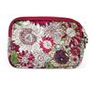  Gấu Đen - Ví/Túi Mini 3 Ngăn Thời Trang Floral (Đỏ Gấm) 