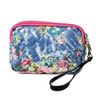  Gấu Đen - Ví/Túi Mini 3 Ngăn Thời Trang Floral (Hồng) 