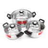  Happycook - Bộ nồi Inox 1 đáy - 3 nồi ( 16-18-24cm)  - HC06SRY 