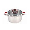  Happycook - Bộ nồi Inox ARIES- 6 pcs - Đáy 3 lớp, nắp: Kính cường lực - HC06AR 