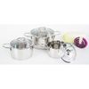  Happycook - Bộ nồi Delux - nắp kính - HC06DLG 