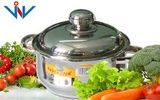  Happycook - Nồi Inox 3 đáy, quai Hollow 20cm - N20-3DHL 