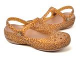  Crocs - Giày Lười Nữ Carlie Animal Wave MJ 15091-25M (Họa Tiết Da Beo) 
