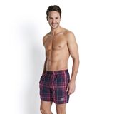  Speedo - Quần Short Thể Thao Đi Biển Nam YD Check Leisure 16" Watershort Navy/Red 