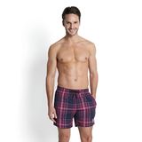  Speedo - Quần Short Thể Thao Đi Biển Nam YD Check Leisure 16" Watershort Navy/Red 