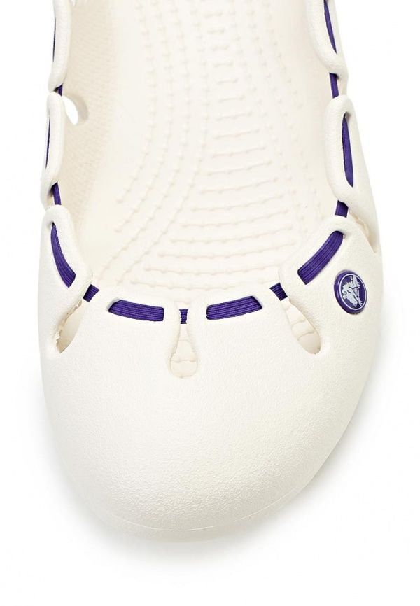 Crocs Springi Crocs - Springi Giày Búp Bê Flat w oyster/ultraviolet Nữ – Khan Nen ...