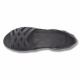  Crocs - HUARACHE Giày Búp Bê Flat W BLACK/BLACK Nữ 