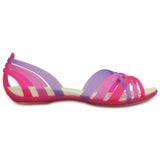  Crocs - Guốc Nữ Huarache Flat Women Candy Pink/Wild Orchid (Hồng) 