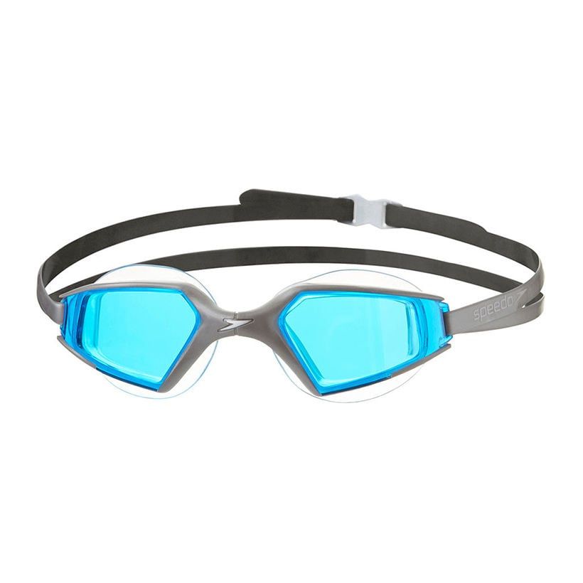  Speedo - Kính bơi unisex IQfit Aquapulse Max 2 (ASIA FIT) (Silver/Blue) 