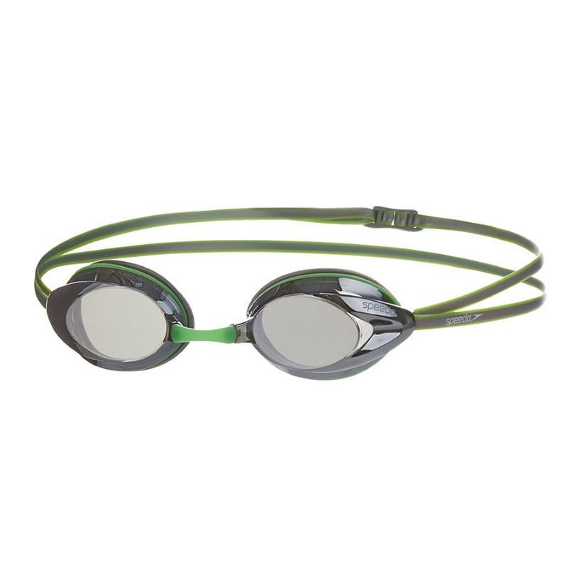  Speedo - Kính bơi unisex Opal Mirror (Xám phối Xanh Lá) 
