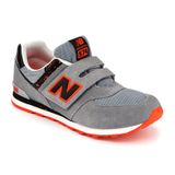  New Balance - Giày Thể Thao Trẻ Em Junior Sports Footwear KG574OSY (Xám phối Cam) 