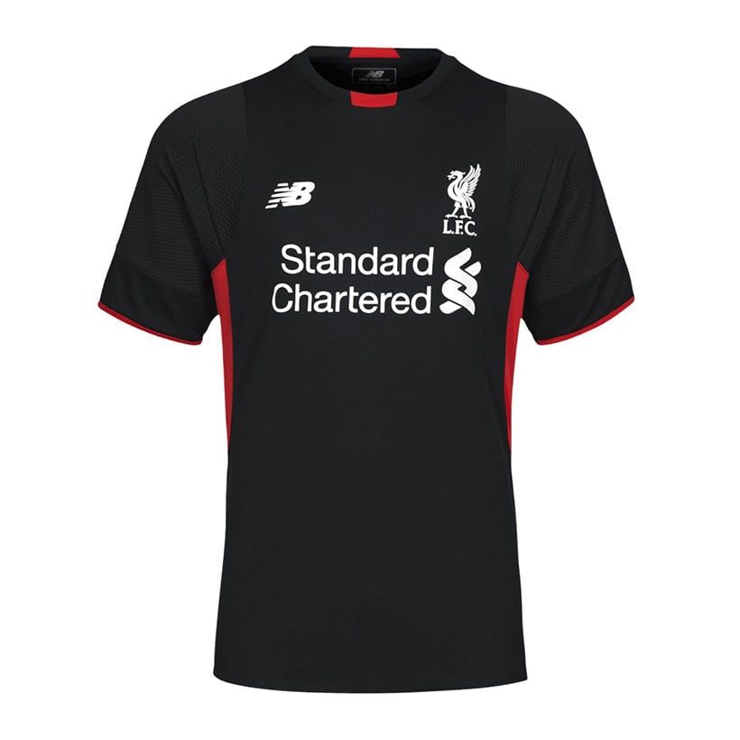  New Balance - Áo Thun Thể Thao Nam Football Jersey WSTM545BK (Đen phối Đỏ) 